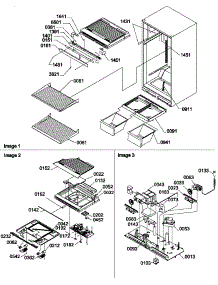 06 - Interior Cabinet / Drain Block & Ctrl Assy parts for Amana Refrigerator TC18V2L / P1318004W L from AppliancePartsPros.com