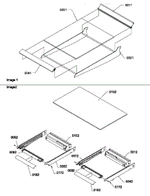 09 - Shelving Assemblies parts for Amana Refrigerator TC18V2L / P1318004W L from AppliancePartsPros.com