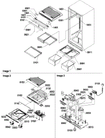 02 - Cabinet / Drain Block And Control Assy parts for Amana Refrigerator TC18VW / P1315704W W from AppliancePartsPros.com