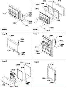 03 - Door Assemblies And Handles parts for Amana Refrigerator TC18VW / P1315704W W from AppliancePartsPros.com