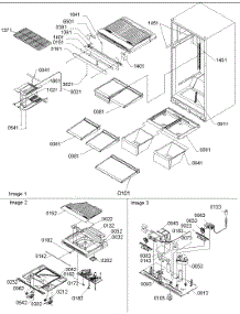 06 - Interior Cabinet & Drain Block Assy parts for Amana Refrigerator TC18VW / P1315707W W from AppliancePartsPros.com