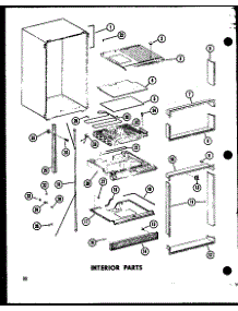 05 - Interior Parts parts for Amana Refrigerator TC20C-L / P7350021W L from AppliancePartsPros.com
