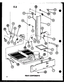 05 - Rear Components parts for Amana Refrigerator TC20G / P7553503W from AppliancePartsPros.com
