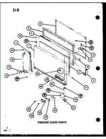 02 - Fz Door Parts parts for Amana Refrigerator TC22G / P7553514W from AppliancePartsPros.com