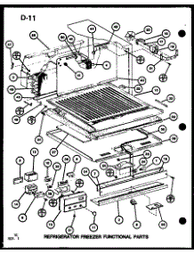 06 - Ref Fz Functional Parts parts for Amana Refrigerator TC22G / P7651210W from AppliancePartsPros.com