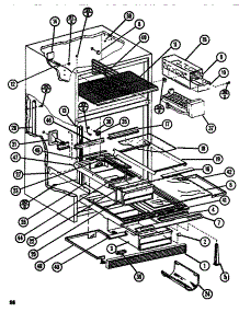 05 - Interior Accessories parts for Amana Refrigerator TC522N / P1109801W from AppliancePartsPros.com
