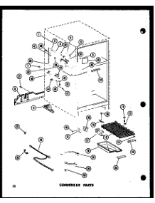02 - Condenser Parts parts for Amana Refrigerator TCI18E-A / P7466016W A from AppliancePartsPros.com