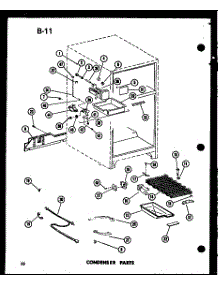 02 - Condenser Parts parts for Amana Refrigerator TCI18F-L / P7528807W L from AppliancePartsPros.com
