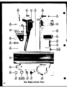 03 - Door Hinges And Door Parts parts for Amana Refrigerator TCI-19D from AppliancePartsPros.com