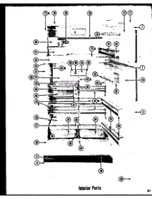 08 - Interior Parts parts for Amana Refrigerator TCI-19LD from AppliancePartsPros.com