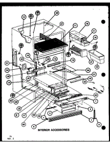 03 - Interior Accessories parts for Amana Refrigerator TCI20K / P7803217W from AppliancePartsPros.com