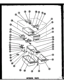 02 - Interior Parts parts for Amana Refrigerator TD19F-1 from AppliancePartsPros.com