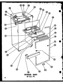 03 - Interior Parts 19 Cu. Ft. parts for Amana Refrigerator TD19G from AppliancePartsPros.com
