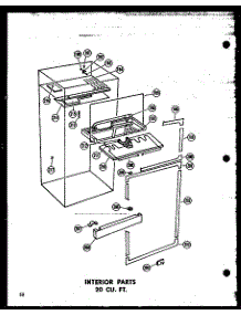 06 - Interior Parts 20 Cu. Ft. parts for Amana Refrigerator TD20J-C / P6017806W C from AppliancePartsPros.com