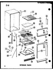 05 - Interior Parts parts for Amana Refrigerator TD23D-L / P7466006W L from AppliancePartsPros.com