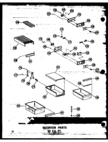 05 - Interior Parts 23 Cu. Ft. parts for Amana Refrigerator TD23N-A / P6023689W A from AppliancePartsPros.com