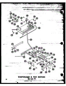 03 - Evap & Fan Motors 23 Cu. Ft. parts for Amana Refrigerator TD23W-AG / P6030319W G from AppliancePartsPros.com