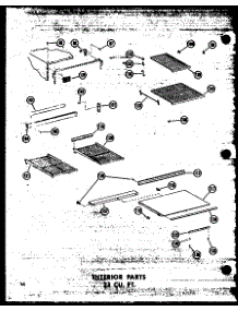 04 - Interior Parts 23 Cu. Ft. parts for Amana Refrigerator TD23W-C / P6030363W C from AppliancePartsPros.com