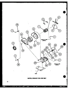 06 - Motor parts for Amana Dryer TEA600 / P7704103W from AppliancePartsPros.com
