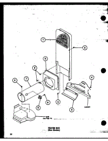 06 - Heater Box parts for Amana Dryer TEA600 / P7575201W from AppliancePartsPros.com