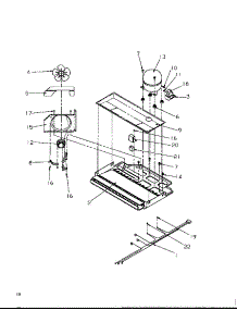 05 - Compressor Compartment parts for Amana Refrigerator TG18S3W / P1194603W W from AppliancePartsPros.com