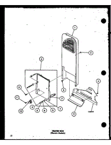 07 - Heater Box (Electric Models) parts for Amana Dryer TGA800 / P7575206W from AppliancePartsPros.com