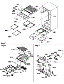 06 - Interior Cabinet / Drain Block & Ctrl Assy parts for Amana Refrigerator TH18V2L / P1315702W L from AppliancePartsPros.com