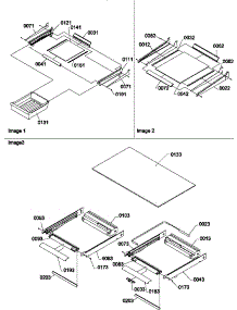 09 - Shelving Assemblies parts for Amana Refrigerator TH18V2L / P1315702W L from AppliancePartsPros.com