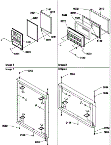 02 - Door Assemblies parts for Amana Refrigerator TH21TL / P1301802W L from AppliancePartsPros.com