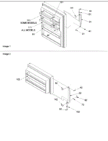 03 - Door Handles & Door Shelves parts for Amana Refrigerator TH21V2C / P1315906W C from AppliancePartsPros.com