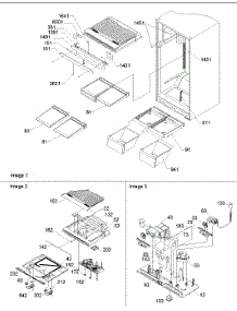 07 - Interior Cabinets & Drain Block Assy parts for Amana Refrigerator TH21V2C / P1315906W C from AppliancePartsPros.com