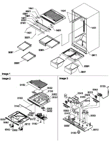 06 - Interior Cabinet / Drain Block & Ctrl Assy parts for Amana Refrigerator TH21V2W / P1315902W W from AppliancePartsPros.com