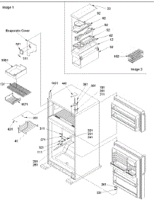 05 - Door Hinges And Accessories parts for Amana Refrigerator TH21V2W / P1315906W W from AppliancePartsPros.com