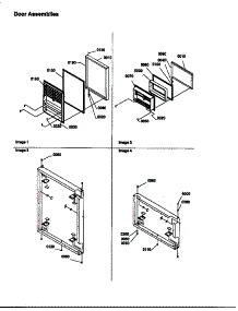 02 - Door Assemblies parts for Amana Refrigerator TH25TW / P1303001W W from AppliancePartsPros.com
