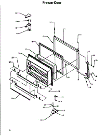 12 - Fz Door parts for Amana Refrigerator THI18S3L / P1195401W L from AppliancePartsPros.com