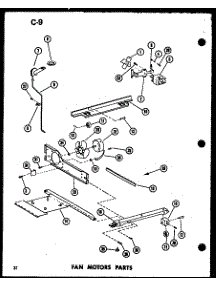 02 - Fan Motors Parts parts for Amana Refrigerator TKI20F-C / P7528812W C from AppliancePartsPros.com
