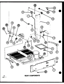 04 - Rear Components parts for Amana Refrigerator TL20G / P7553518W from AppliancePartsPros.com