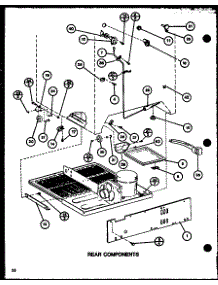 04 - Rear Components parts for Amana Refrigerator TL20J / P7739029W from AppliancePartsPros.com