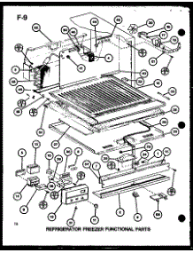 06 - Ref Fz Functional Parts parts for Amana Refrigerator TLI18G / P7651207W from AppliancePartsPros.com