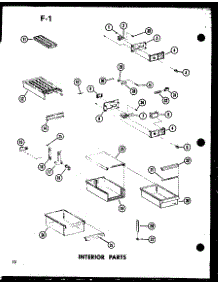 03 - Interior Parts parts for Amana Refrigerator TLI20F / P7528816W from AppliancePartsPros.com