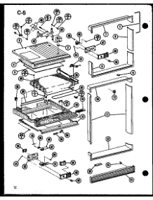 03 - Page 4 parts for Amana Refrigerator TLI20F-A / P7616403W A from AppliancePartsPros.com