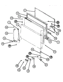 03 - Fz Door parts for Amana Refrigerator TLI20G / P7553513W from AppliancePartsPros.com