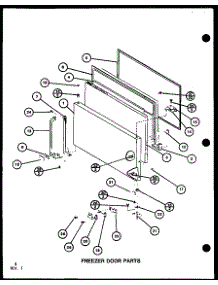 02 - Fz Door Parts parts for Amana Refrigerator TLI20G / P7553519W from AppliancePartsPros.com