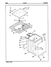 03 - Exterior parts for Norge Washer TLWL204H from AppliancePartsPros.com