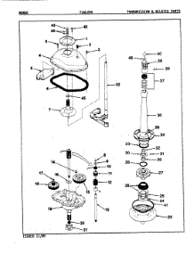 04 - Transmission & Related Parts parts for Norge Washer TLWL204H from AppliancePartsPros.com