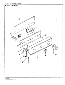 04 - Control Panel (Rev. F-K) parts for Norge Washer TLWM202IIA from AppliancePartsPros.com