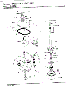 06 - Transmission & Related Parts (Rev. E) parts for Norge Washer TLWM208IIA from AppliancePartsPros.com