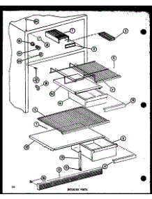 04 - Interiorparts parts for Amana Refrigerator TM14G-1-G / P7565815W G from AppliancePartsPros.com