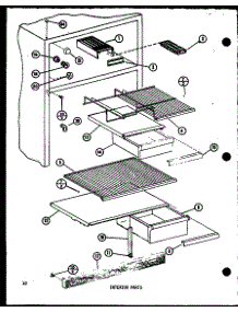 04 - Interior Parts parts for Amana Refrigerator TM14H1G / P7705204W G from AppliancePartsPros.com