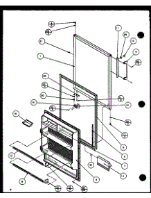 02 - Page 2 parts for Amana Refrigerator TM14QB1W / P1111102W W from AppliancePartsPros.com